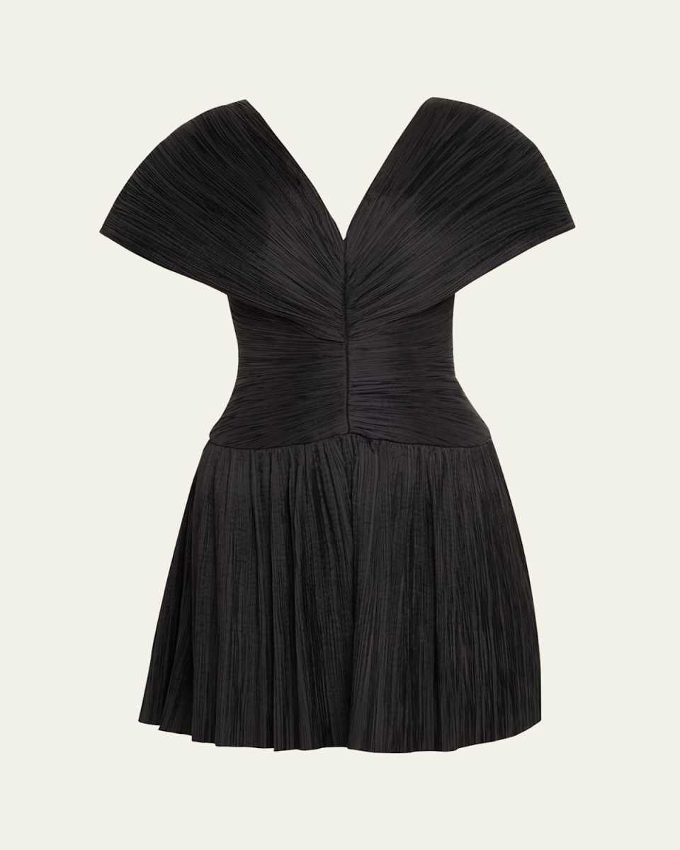 Avarie Plisse Mini Dress